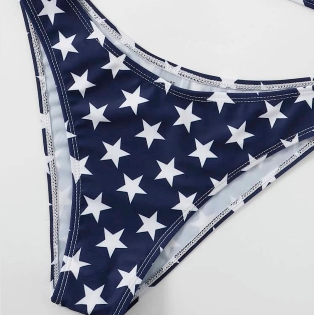 RED WHITE AND BLUE USA BIKINI - Picture 5 of 6